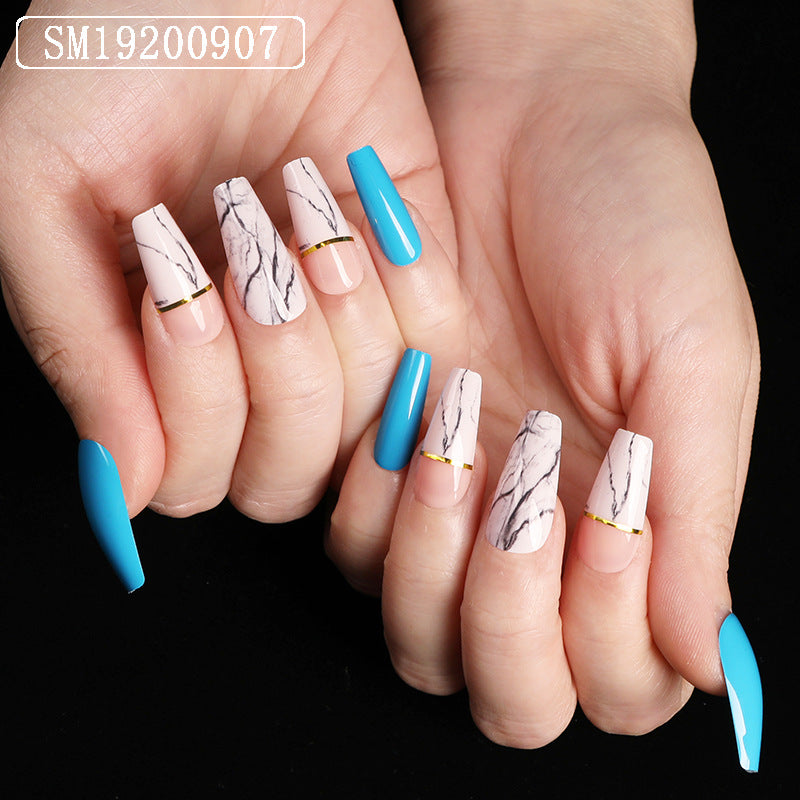 MarbleBallet™ Coffin Fake Nails (24pcs Set)