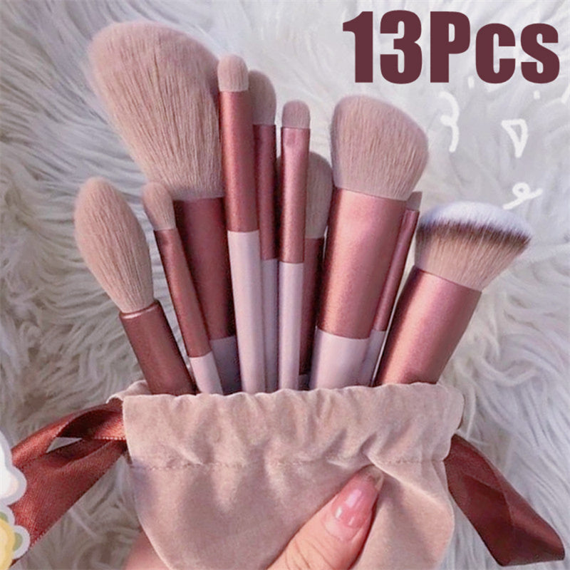 ProGlow™ 13-Piece Professional Makeup Brush Set