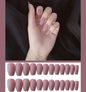 GlamFrost™ Frosted Ballet Fake Nails (24pcs Set)