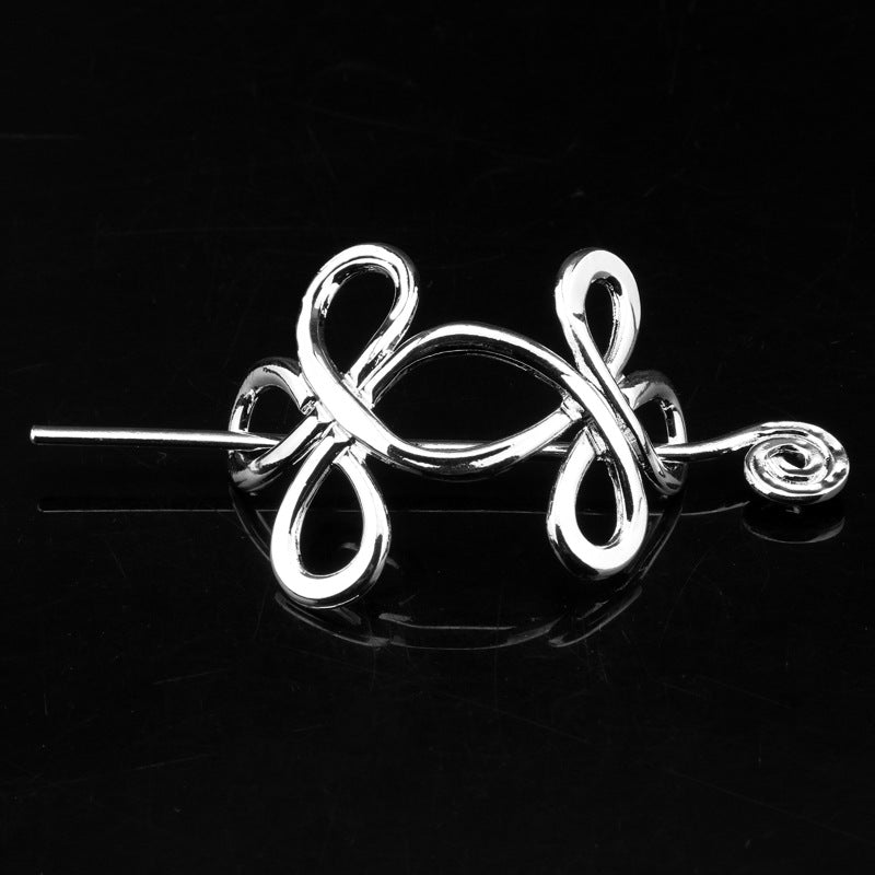 EleganceSlide™ Retro Metal Hairpin