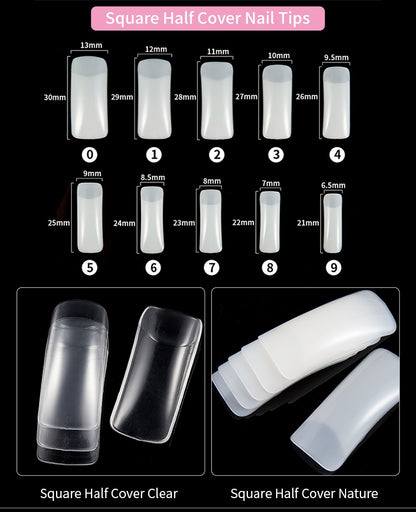 ProFrench™ 500-Piece Acrylic French Nails Set