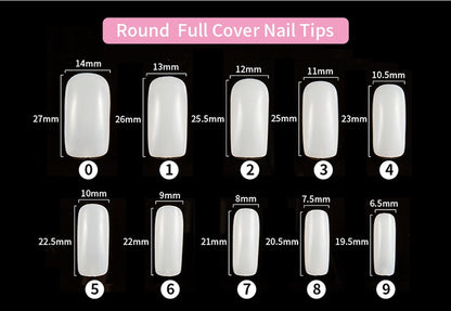ProFrench™ 500-Piece Acrylic French Nails Set