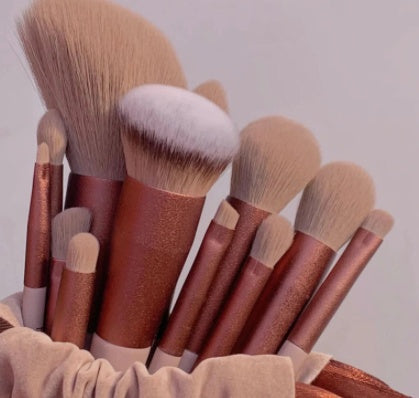 ProGlow™ 13-Piece Professional Makeup Brush Set
