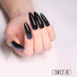 AlmondGlam™ Long Pointed Solid Color False Nails