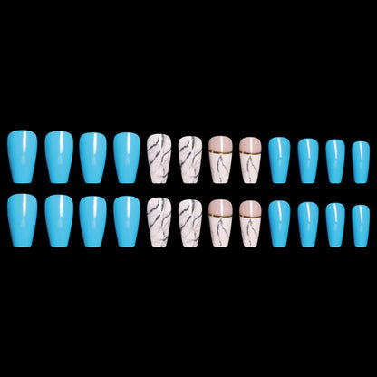 MarbleBallet™ Coffin Fake Nails (24pcs Set)