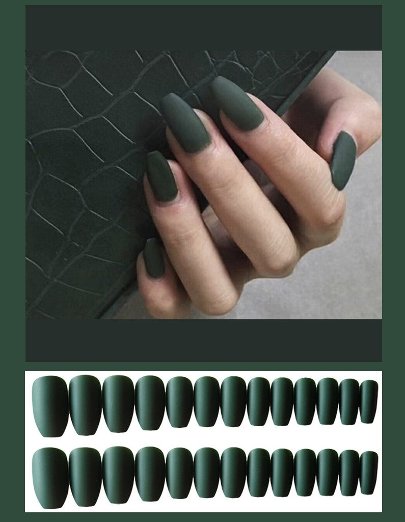 GlamFrost™ Frosted Ballet Fake Nails (24pcs Set)