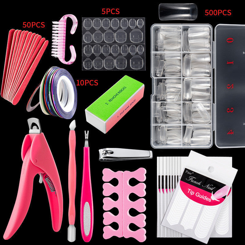 ProFrench™ 500-Piece Acrylic French Nails Set