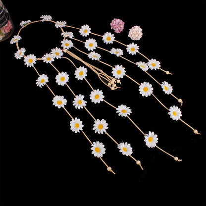 BohoBloom™ Sunflower Garland Hair Band