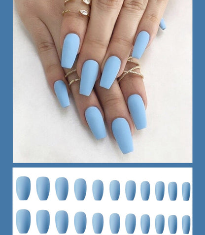 GlamFrost™ Frosted Ballet Fake Nails (24pcs Set)