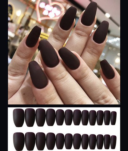 GlamFrost™ Frosted Ballet Fake Nails (24pcs Set)