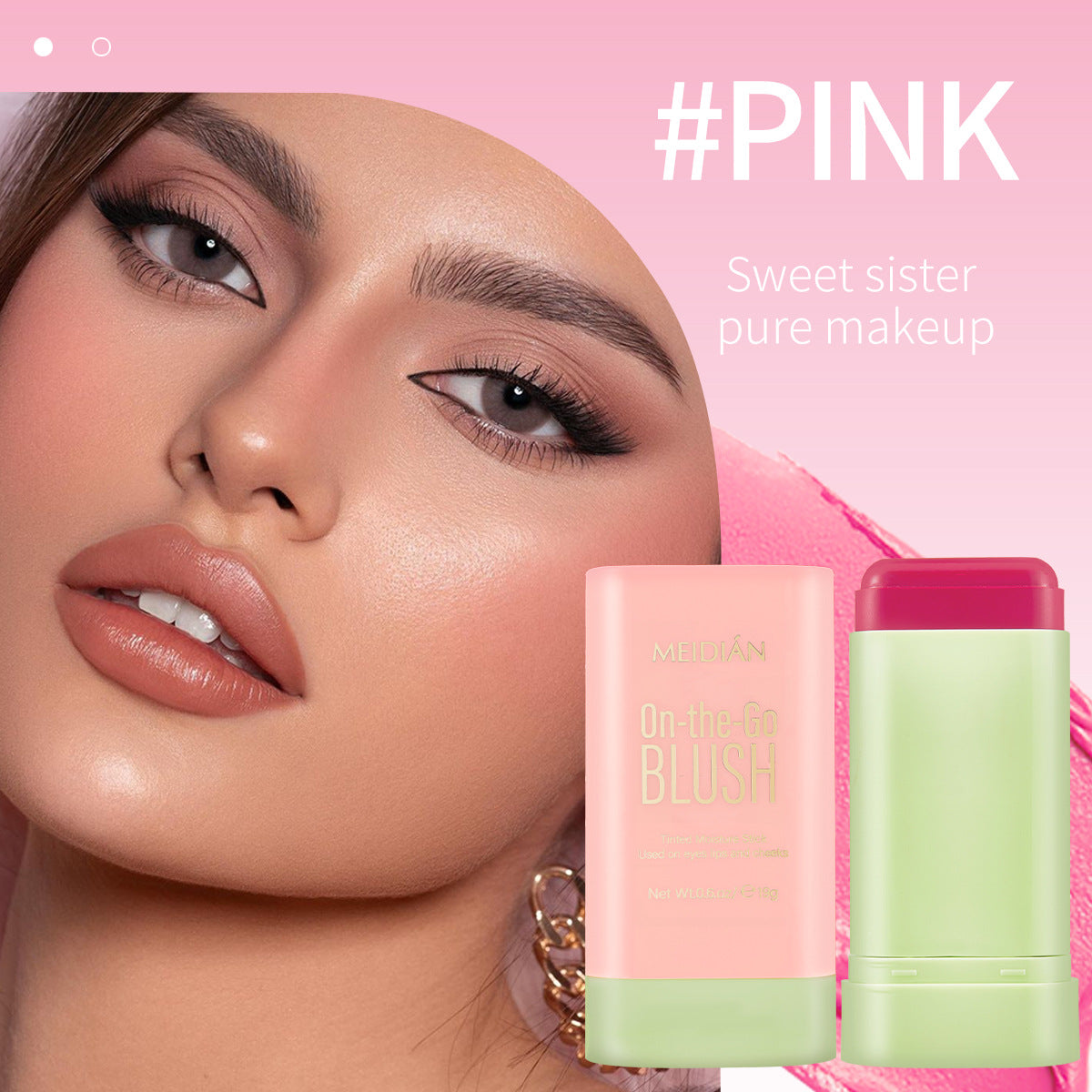 GlowMe™ Natural Nude Rouge Blush (19g)