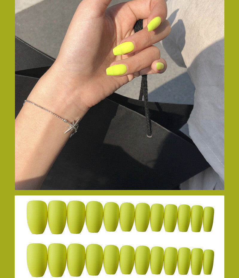GlamFrost™ Frosted Ballet Fake Nails (24pcs Set)