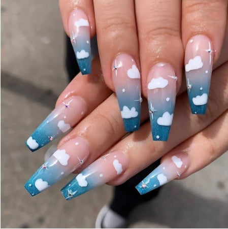 SoftGlam™ Finished Press-On False Nails (24pcs Set)