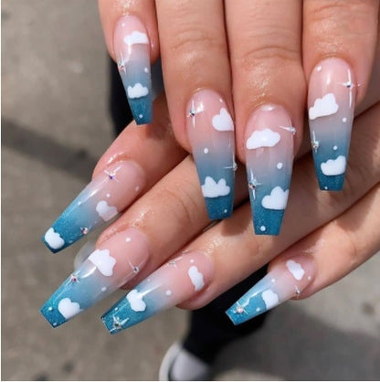 SoftGlam™ Finished Press-On False Nails (24pcs Set)