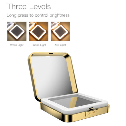 LumiGlow™ LED Makeup Mirror with Magnification