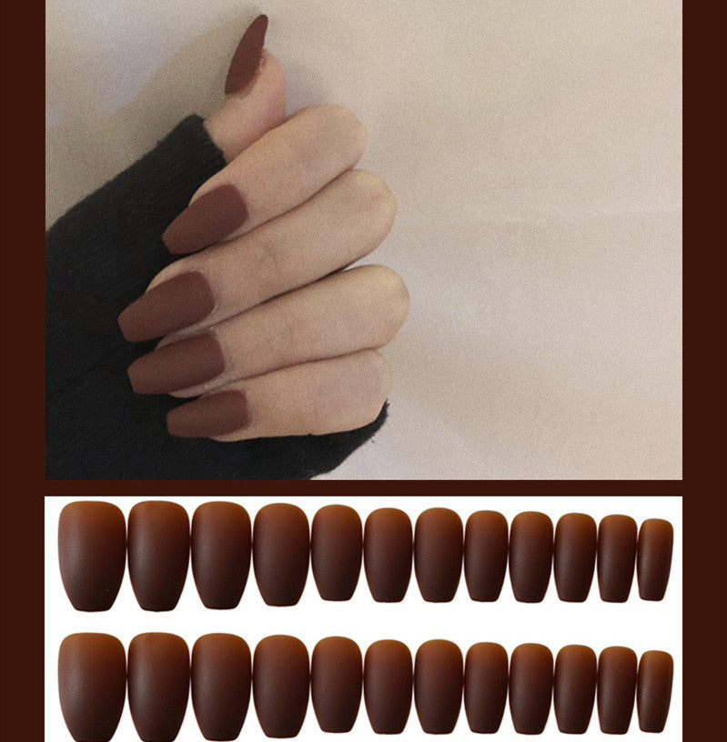 GlamFrost™ Frosted Ballet Fake Nails (24pcs Set)