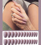 GlamFrost™ Frosted Ballet Fake Nails (24pcs Set)