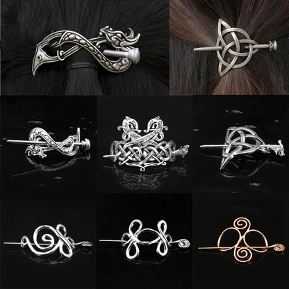 EleganceSlide™ Retro Metal Hairpin