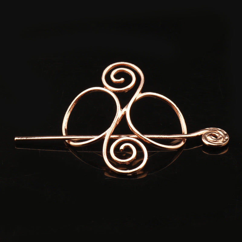 EleganceSlide™ Retro Metal Hairpin