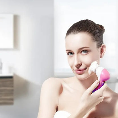GlowSpin™ 5-in-1 Electric Facial Cleansing Brush