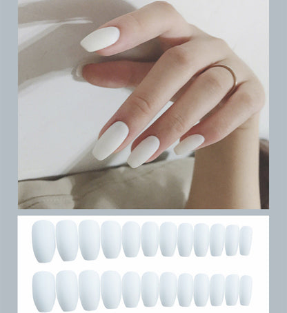 GlamFrost™ Frosted Ballet Fake Nails (24pcs Set)