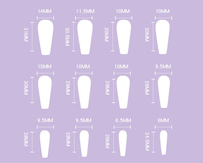 SoftGlam™ Finished Press-On False Nails (24pcs Set)