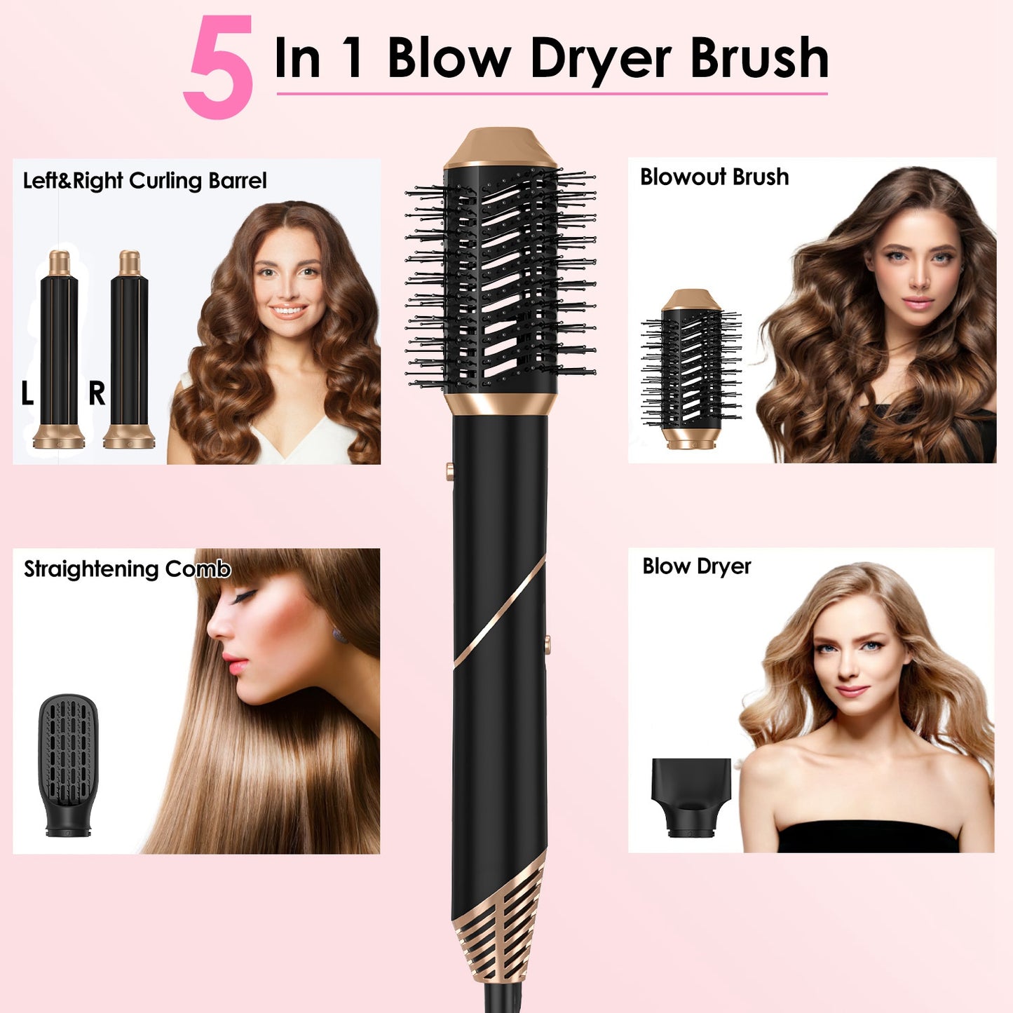 StylePro™ 5-in-1 Hot Air Hair Styler