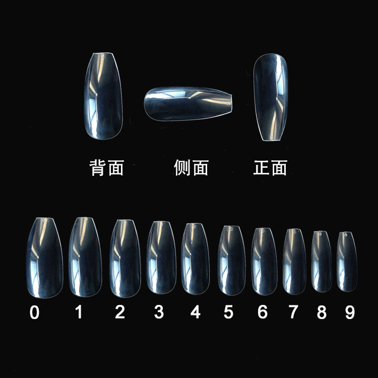 ClearPro™ 500-Piece Natural Transparent Fake Nails