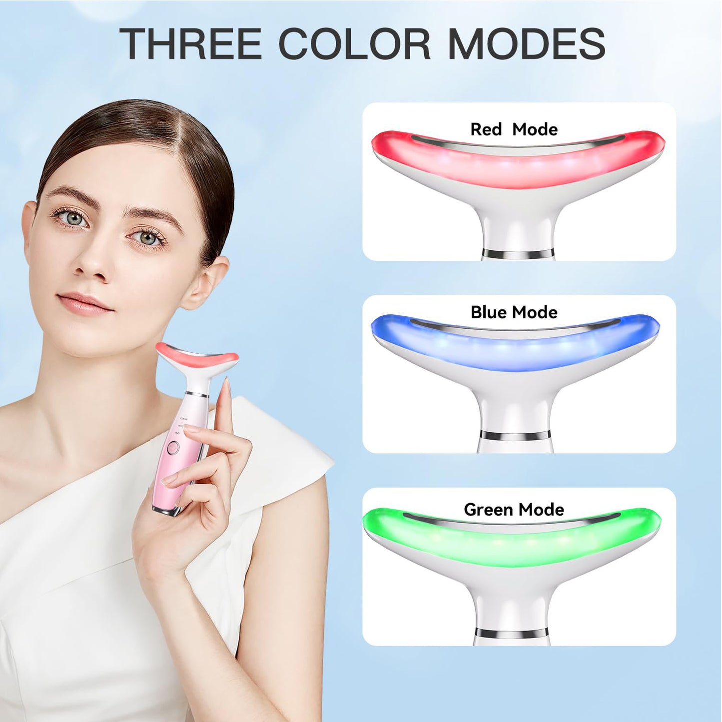 SculptEase™ 3-in-1 Heated Facial & Neck Massager