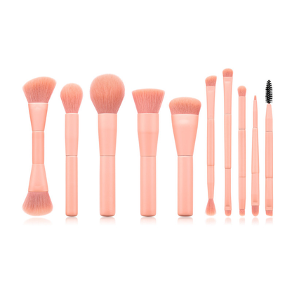GlamPro™ 10-Piece Makeup Brush Set