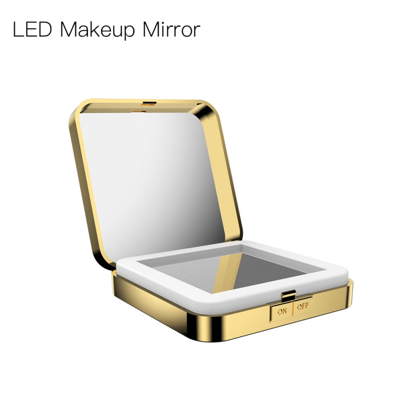LumiGlow™ LED Makeup Mirror with Magnification