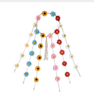 BohoBloom™ Sunflower Garland Hair Band