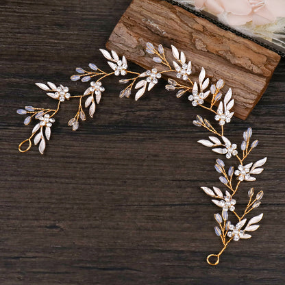 FloraElegance™ Bridal Hair Band