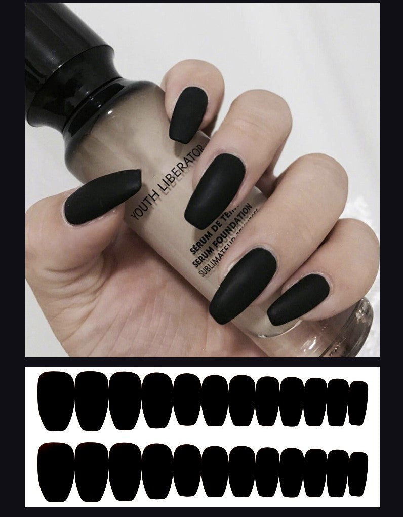 GlamFrost™ Frosted Ballet Fake Nails (24pcs Set)