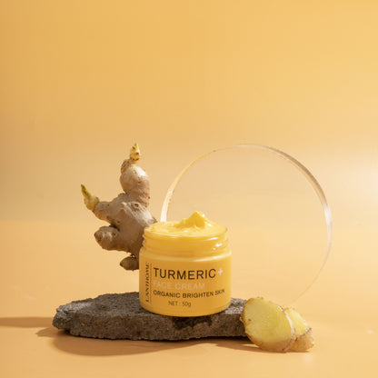 GlowRoot™ Turmeric Skincare Set – Cream & Essential Oil
