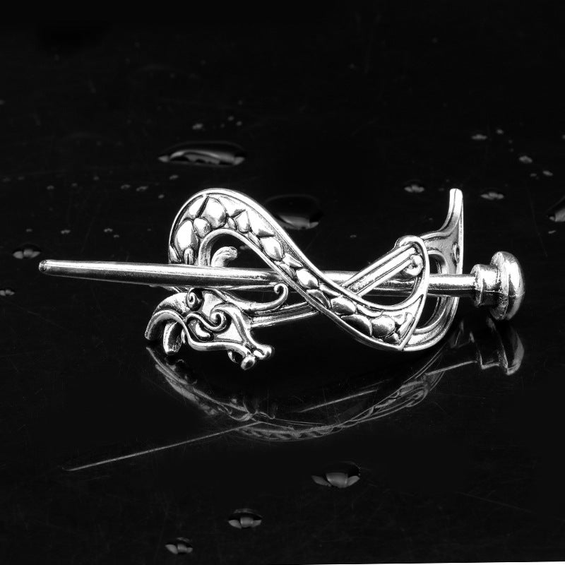 EleganceSlide™ Retro Metal Hairpin