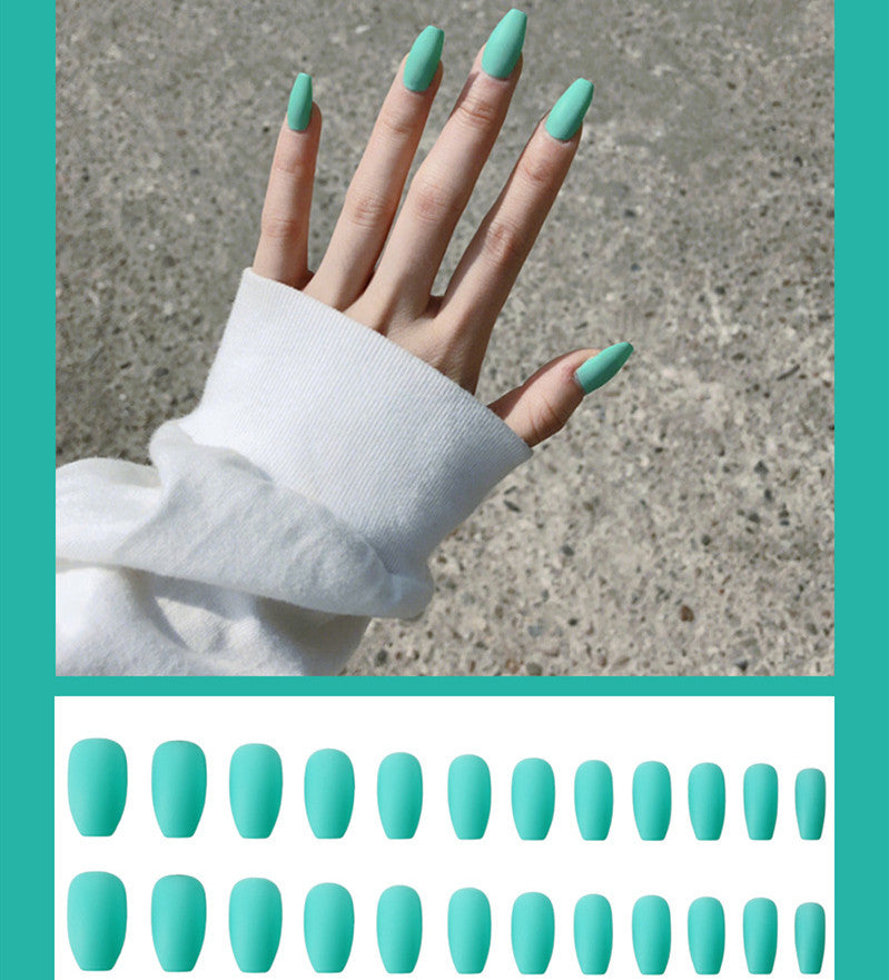 GlamFrost™ Frosted Ballet Fake Nails (24pcs Set)