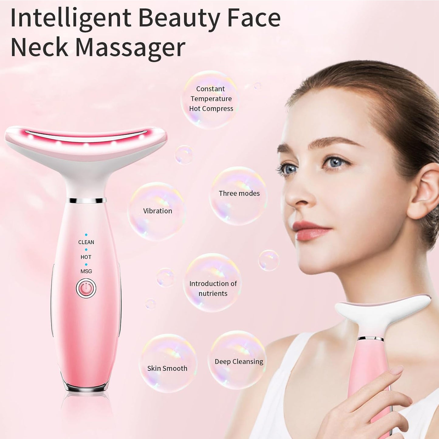 SculptEase™ 3-in-1 Heated Facial & Neck Massager