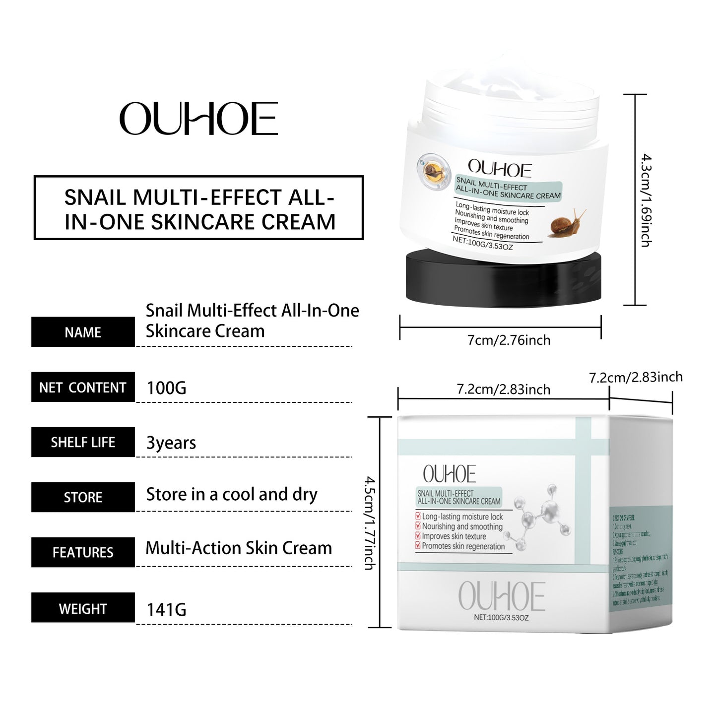 SnailGlow™ Multi-Effect Skincare Cream