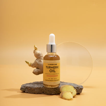 GlowRoot™ Turmeric Skincare Set – Cream & Essential Oil
