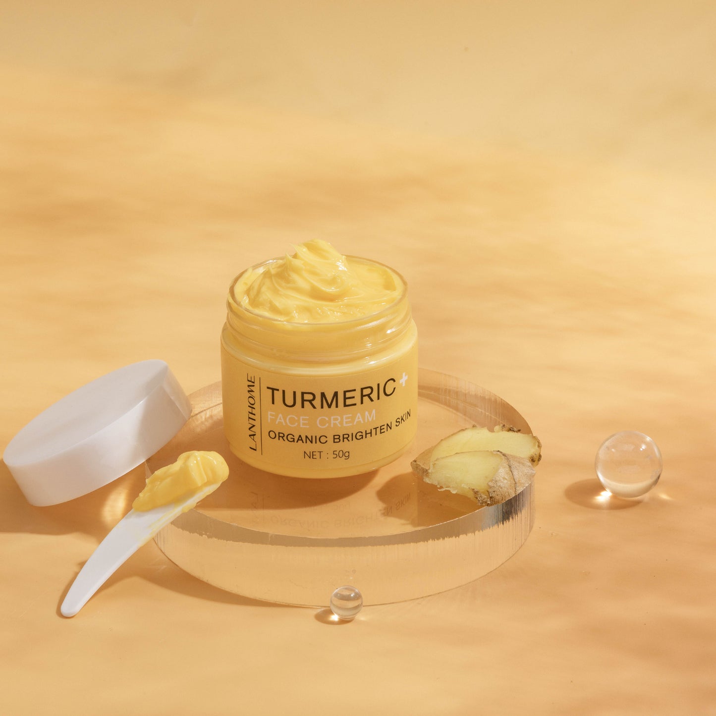GlowRoot™ Turmeric Skincare Set – Cream & Essential Oil