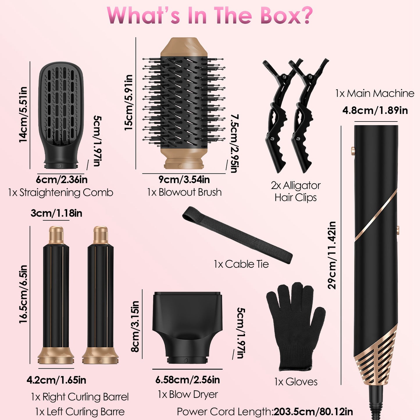 StylePro™ 5-in-1 Hot Air Hair Styler