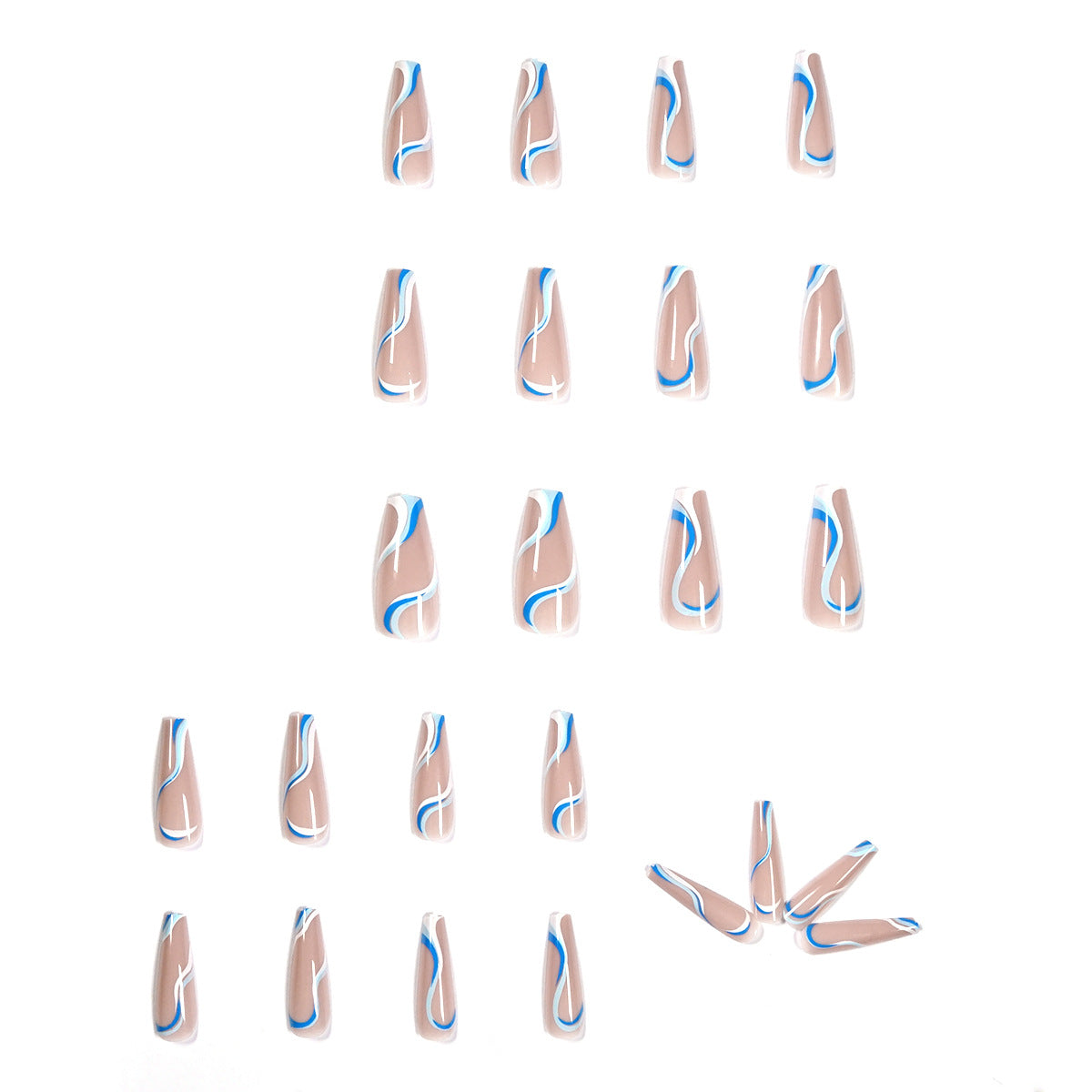 SoftGlam™ Finished Press-On False Nails (24pcs Set)