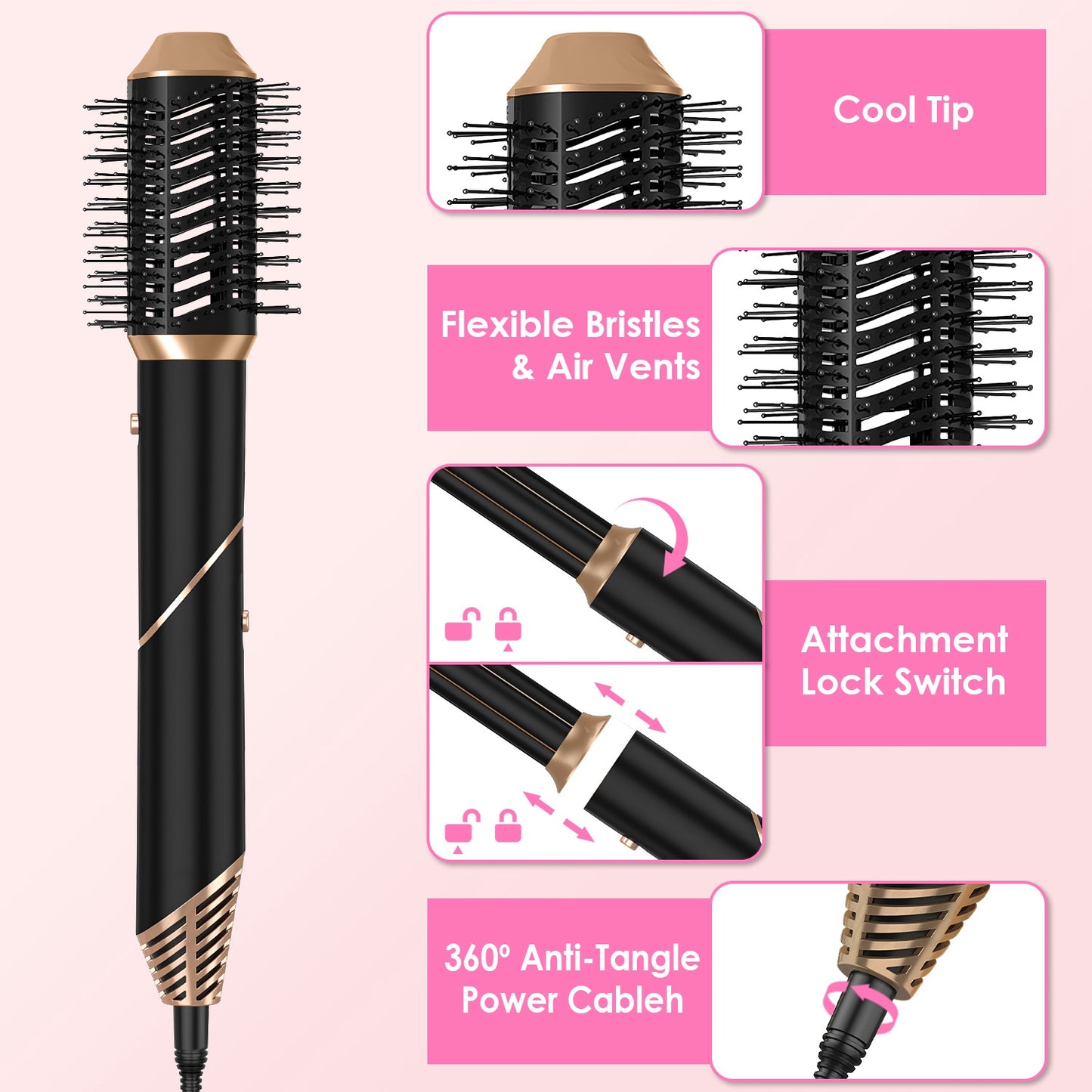 StylePro™ 5-in-1 Hot Air Hair Styler