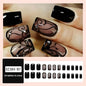 VineChic™ Dark Ins Style Black Vine Wearable Nails
